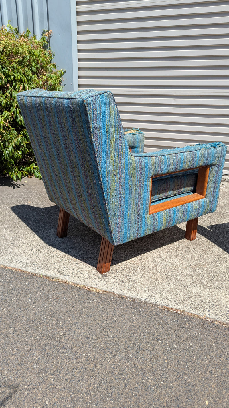 Pre order - pair of original Dario Zoureff armchairs 1970s