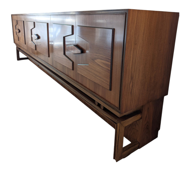 Rudowski bespoke sideboard extra long 3.1m teak 6 door MCM 1960-70s