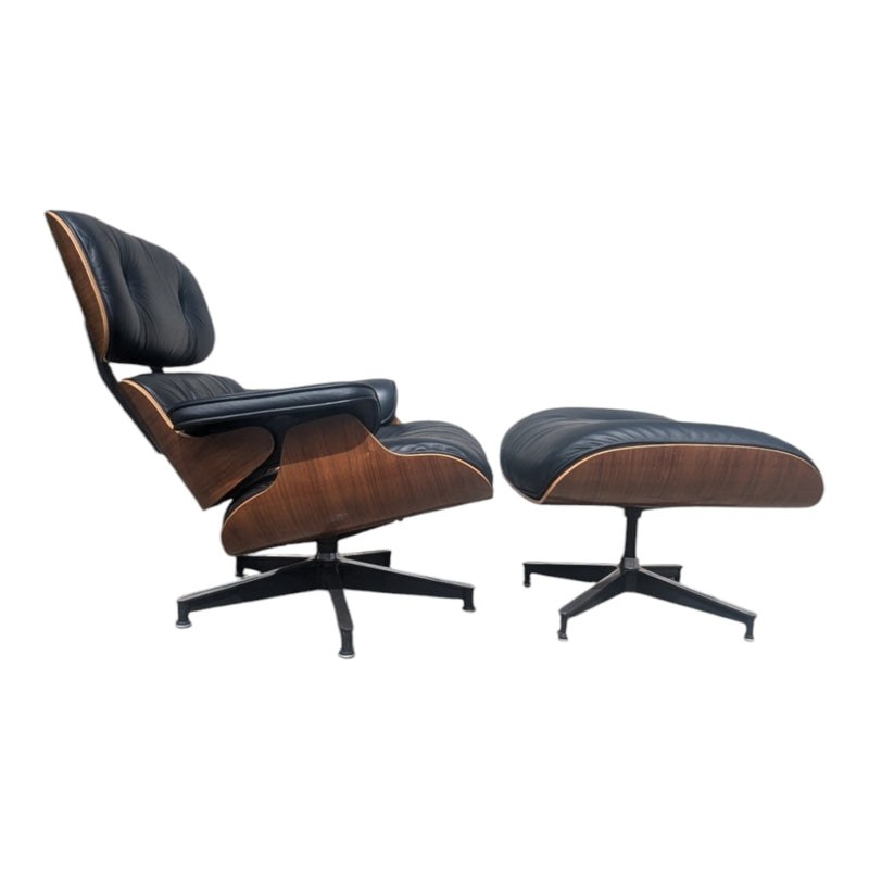 Restoration of single original Charles Eames chairs with ottoman Herman Miller