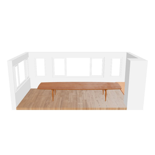 Design of custom made Mid Century Dining Table