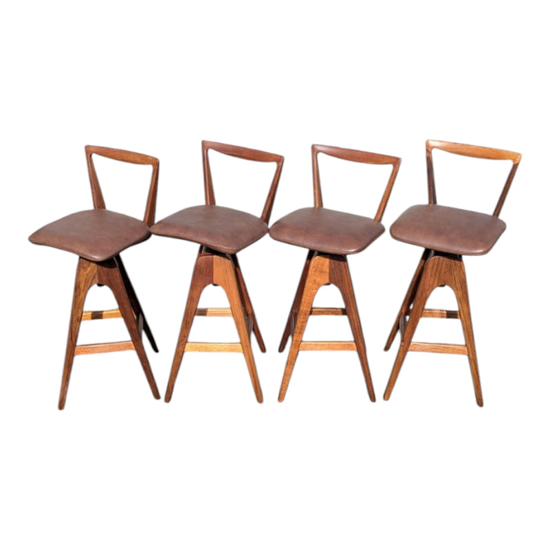 Restoration of original 1970s TH brown stools X 4