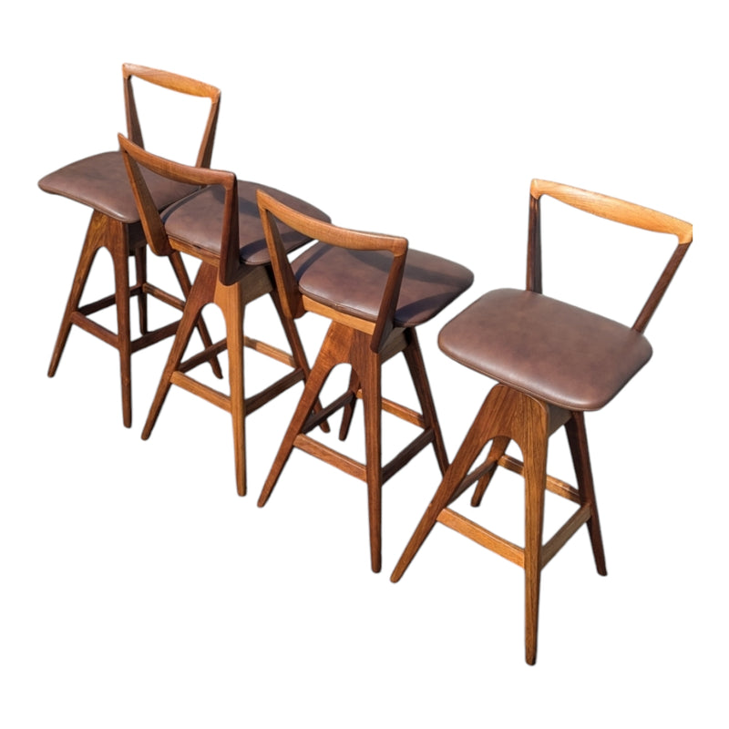 Restoration of original 1970s TH brown stools X 4