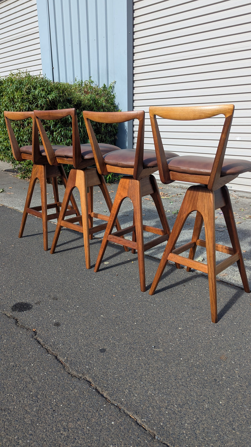 Restoration of original 1970s TH brown stools X 4