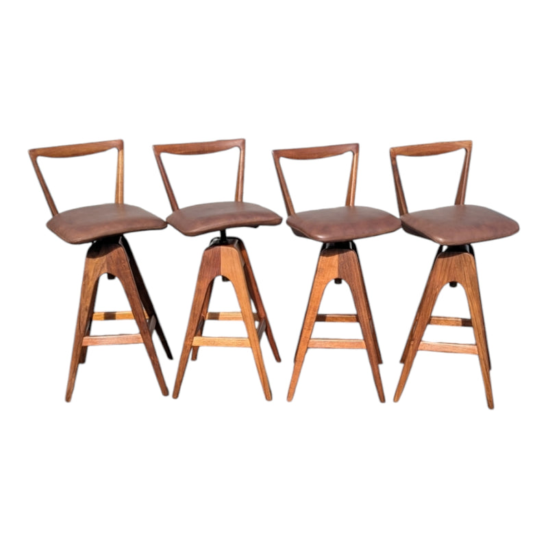 Restoration of original 1970s TH brown stools X 4