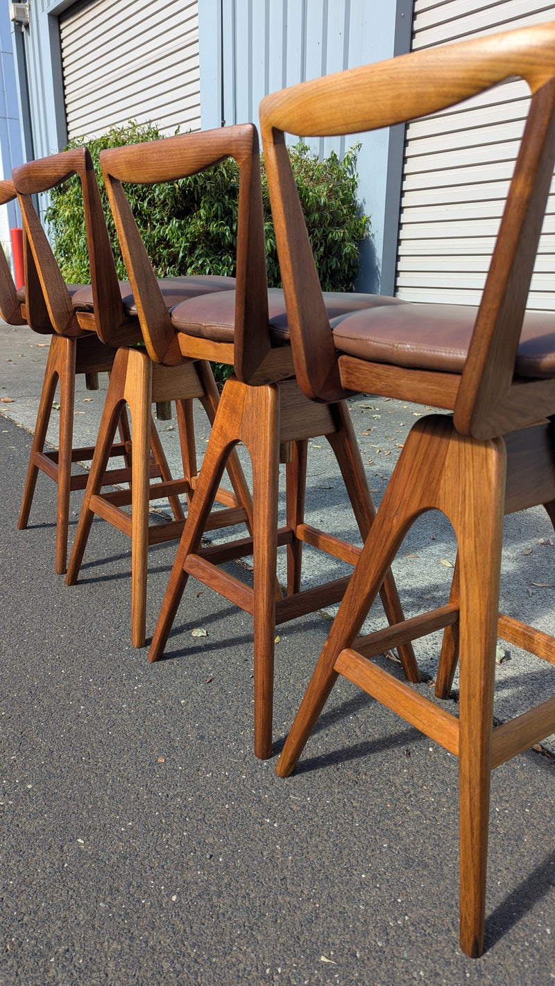 Restoration of original 1970s TH brown stools X 4