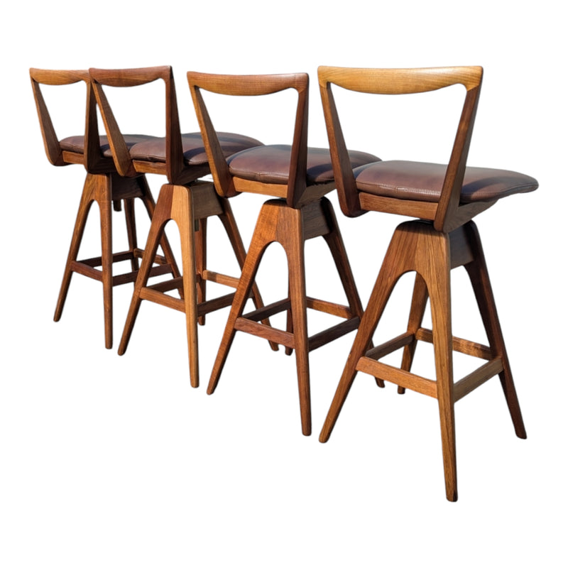 Restoration of original 1970s TH brown stools X 4