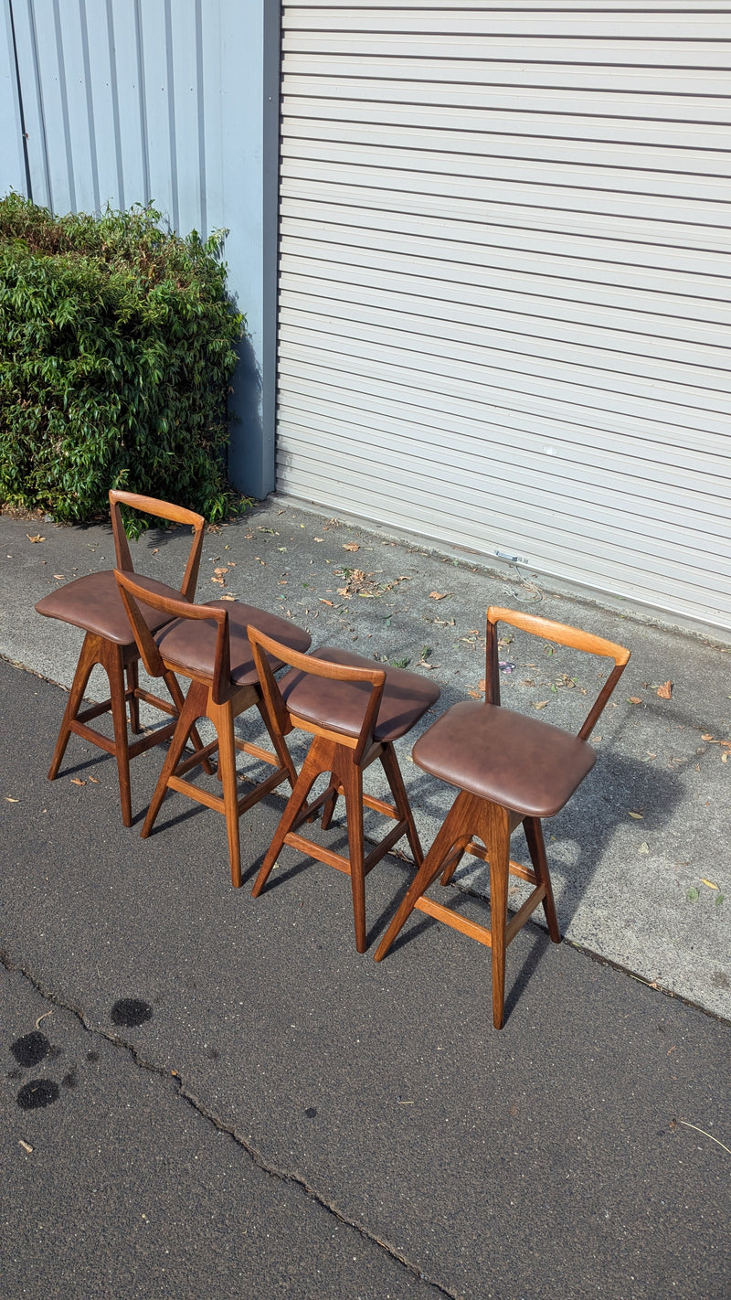 Restoration of original 1970s TH brown stools X 4