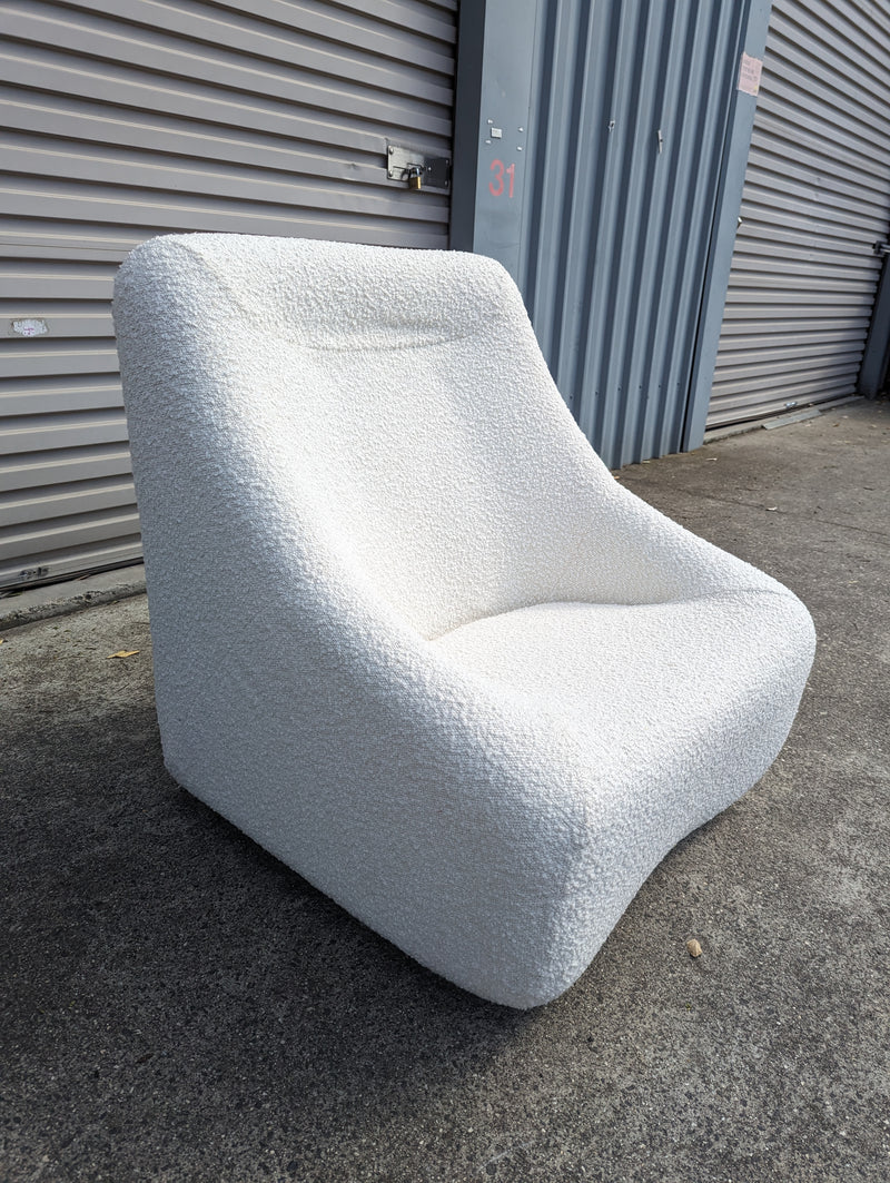 Pre order - Authentic Featherston Uniroyal Numero 1V IV highback armchair Warwick boucle white