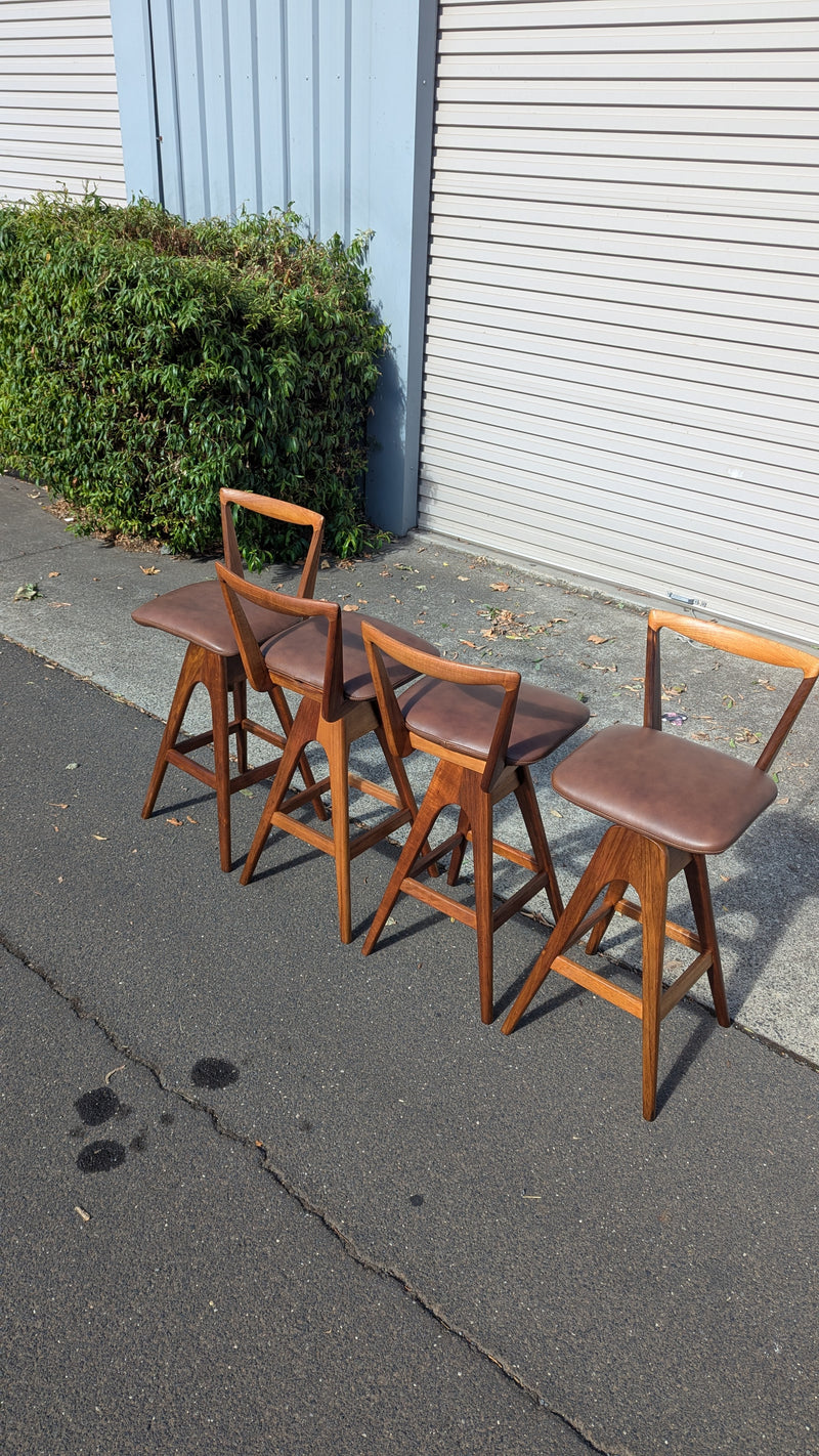 Restoration of original 1970s TH brown stools X 4