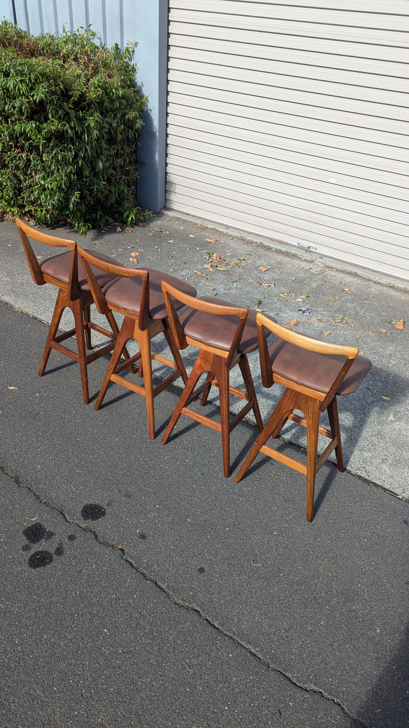 Restoration of original 1970s TH brown stools X 4