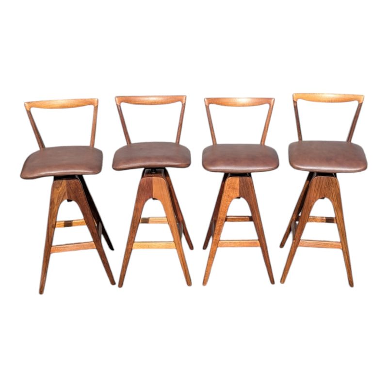 Restoration of original 1970s TH brown stools X 4