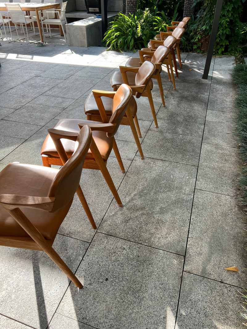 Original Kai Kristiansen model 42 dining chairs X 8 (fully restored)