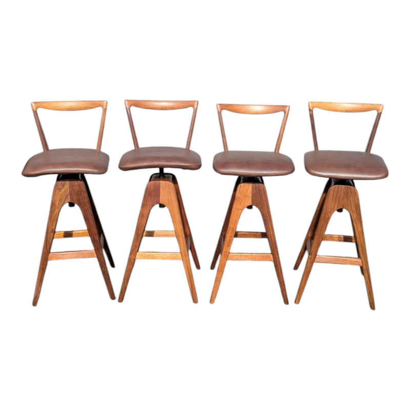 Restoration of original 1970s TH brown stools X 4