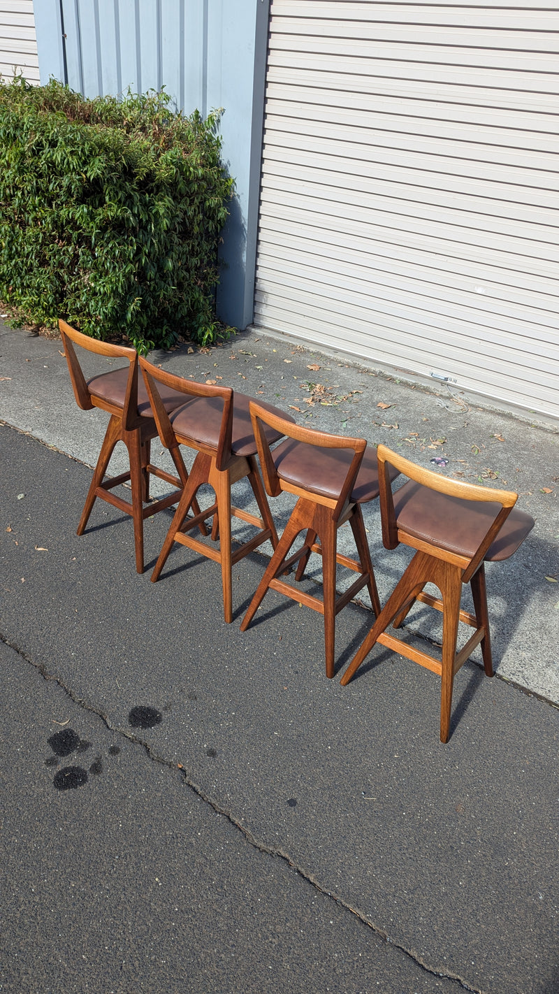 Restoration of original 1970s TH brown stools X 4