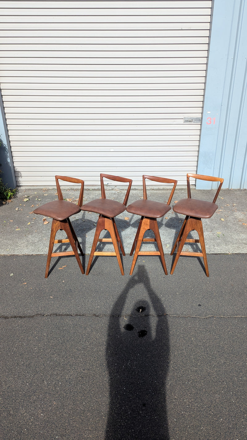 Restoration of original 1970s TH brown stools X 4