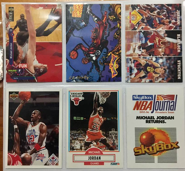 NBA basketball cards 29 x Michael Jordan bulk 90s rare