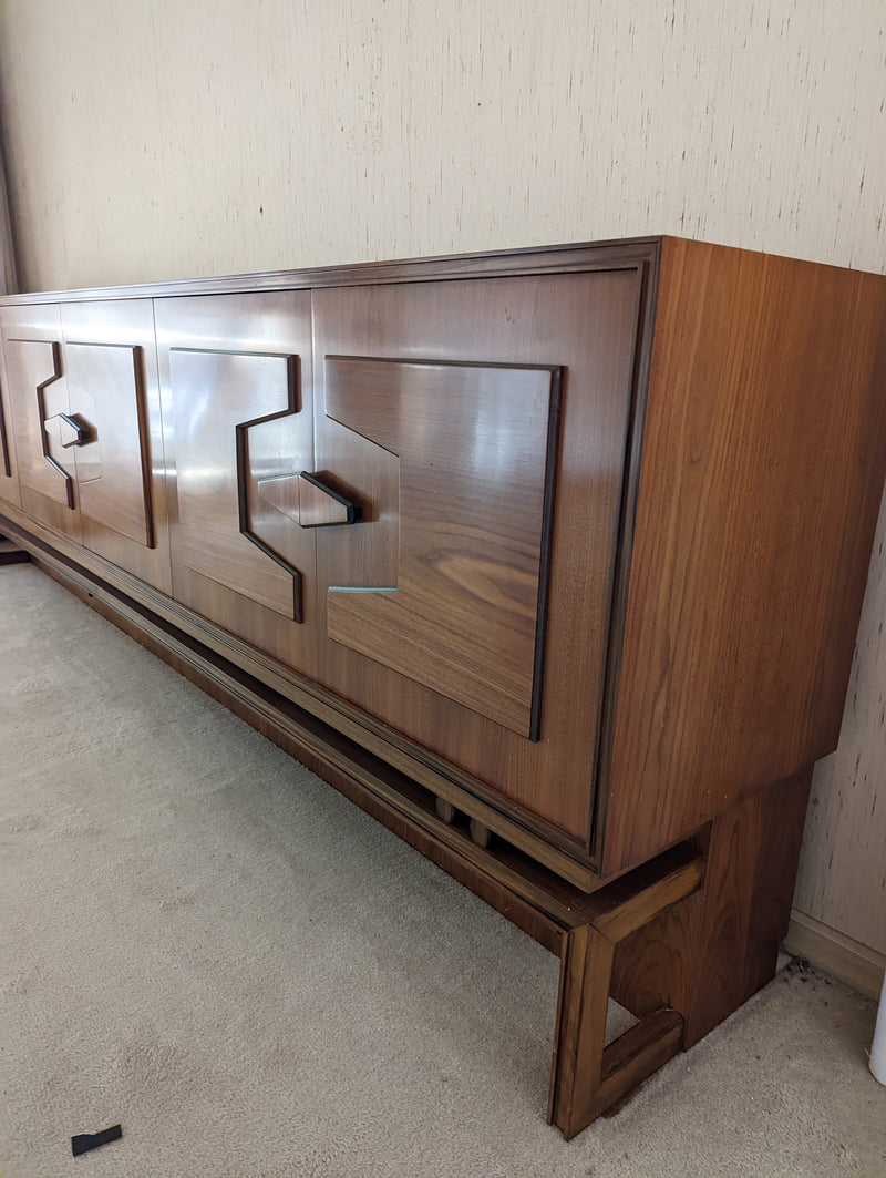 Rudowski bespoke sideboard extra long 3.1m teak 6 door MCM 1960-70s