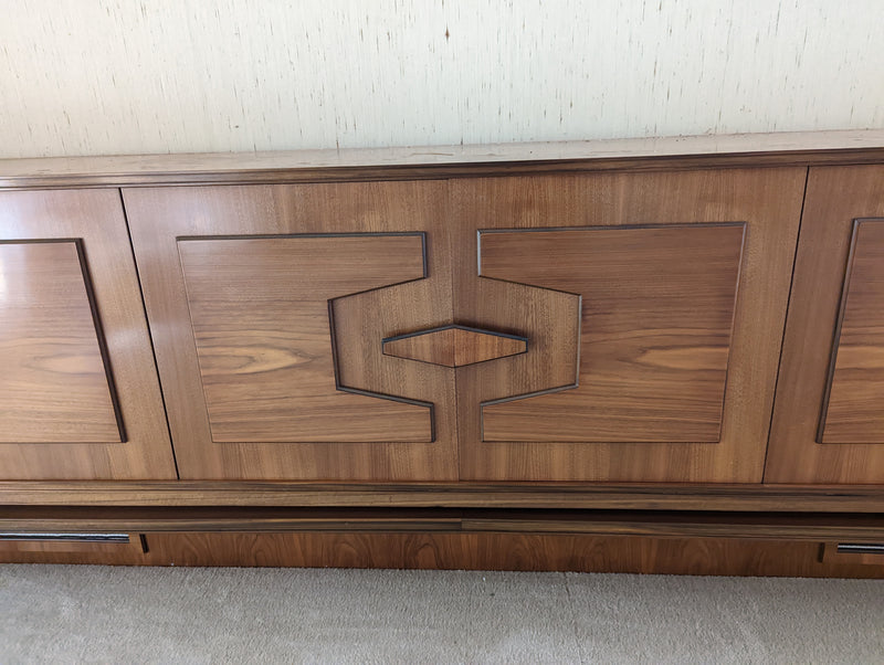 Rudowski bespoke sideboard extra long 3.1m teak 6 door MCM 1960-70s