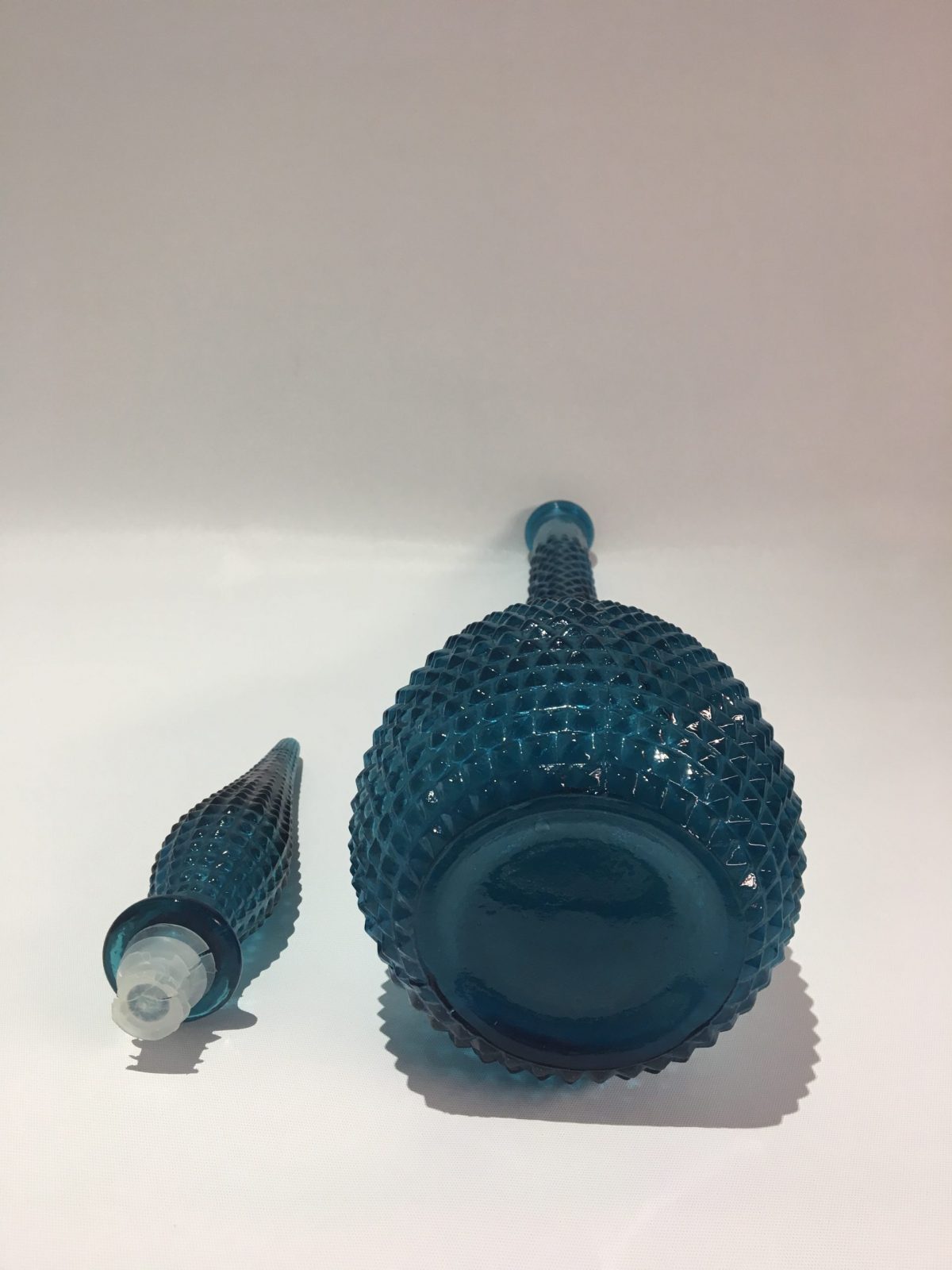 MCM Blue Glass Decanter Genie sale Bottle